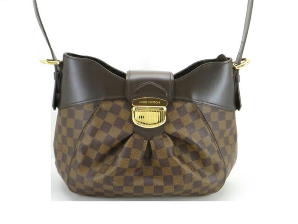 LOUIS VUITTON Sistina Bag Shoulder Long Damier